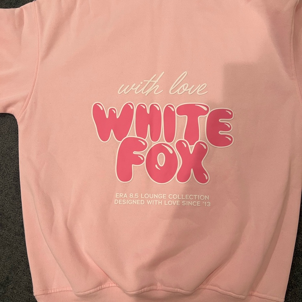 White Fox Boutique Pink Sweatshirt
